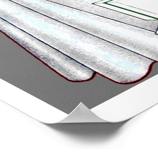 ÉÉN-VAN-EEN-SOORT  KARTDECO POSTER (Hoek)