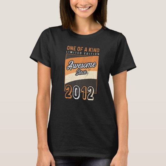 Een van een soort T - shirts Geweldige sinds 2012 (Voorkant)