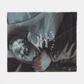 >-> Eén van een soort >-> vlinderbak Fleece Deken (Voorkant (Horizontaal))