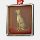 Een van Frederick II's Italiaanse greyhounds Metalen Ornament (Links)