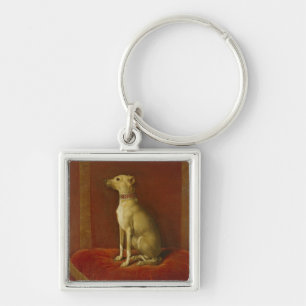 Een van Frederick II's Italiaanse greyhounds Sleutelhanger