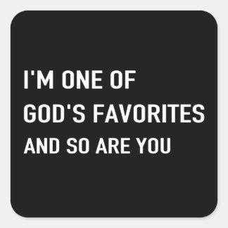 Een van Gods favoriete stickers