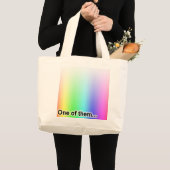 Een van hen grote tote bag (Voorkant (product))