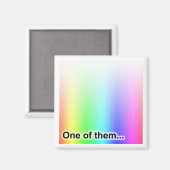 Een van hen magneet (Voorkant / Achterkant)