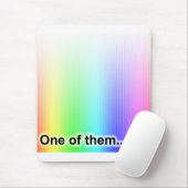 Een van hen muismat (Met muis)