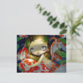 "Een van het Koi-Briefkaart" Briefkaart (Staand voorkant)