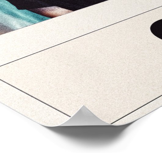 Een van het meisje poster (Hoek)