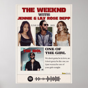 Een van het meisje poster