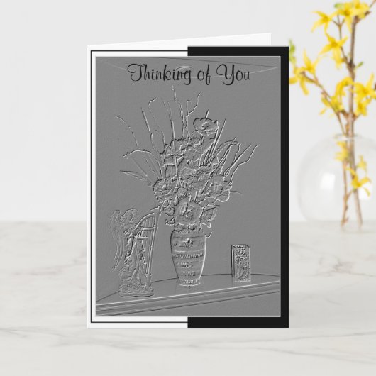 "Eén van mijn Floral Design" 5 x 7" Kaart met enve (Gele Bloem)