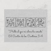 Eén van mijn soep vind je~Scripts~Spaans~RSVP Uitnodiging Briefkaart (Voorkant)