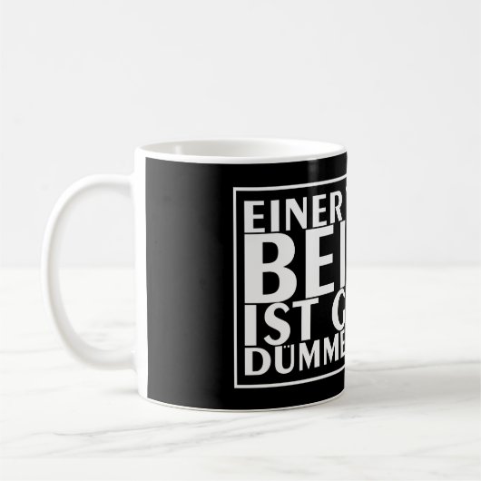 Een van ons beiden is momenteel dommer dan ik 01 koffiemok (Links)