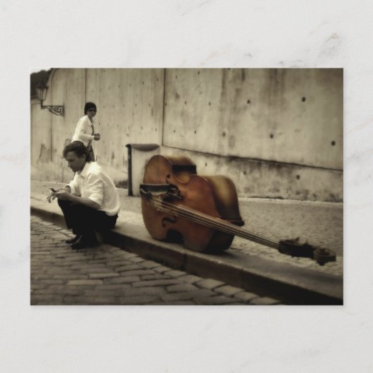 Een van zijn leven om gehoord te worden briefkaart (Voorkant)