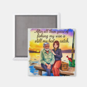Een vangst voor het leven magneet (Voorkant / Achterkant)