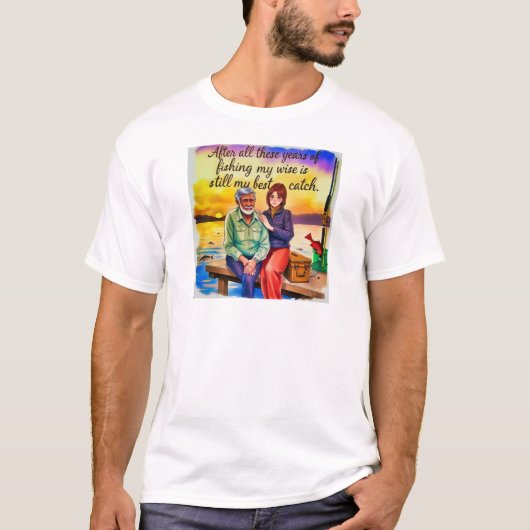 Een vangst voor het leven t-shirt (Voorkant)