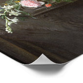 Een Vanitas leeft nog steeds met een Nautilus en e Poster (Hoek)