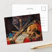 Een Vanitas stilleven | Simon Renard de Saint-Andr Briefkaart