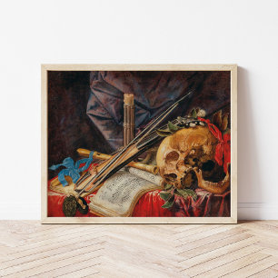 Een Vanitas stilleven   Simon Renard de Saint-Andr Poster