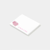 Een varken in een Poke Post Post-it® Notes (Schuin)