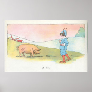 Een varken poster