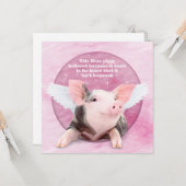 Een varkentje gelooft Kaart (Voorkant / Achterkant in situ)