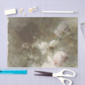 Een Vase met Rozen van Margaretha Roosenboom Tissuepapier (Craft)