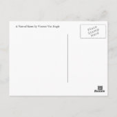 Een Vase Rozen van Vincent Van Gogh Briefkaart (Achterkant)