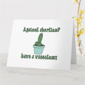 Een vasectomie ondergaan kaart (Gele Bloem)