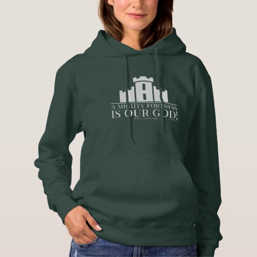 Een vaste burcht is onze God Hoodie (Voorkant)