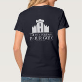 Een vaste burcht is onze God T-shirt (Achterkant)