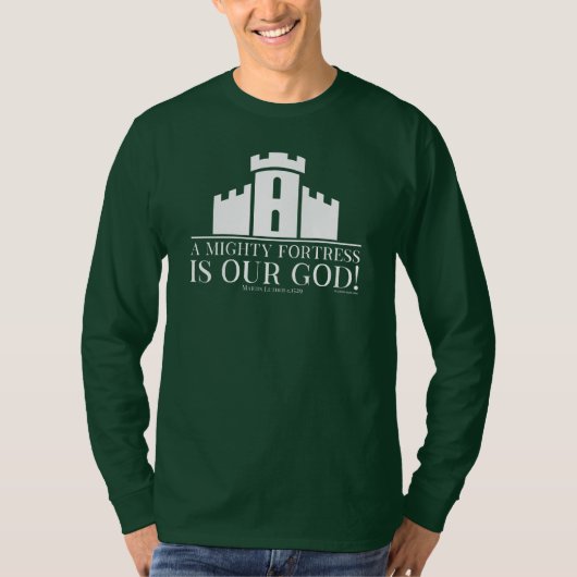 Een vaste burcht is onze God T-shirt (Voorkant)
