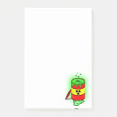 Een vat giftig afval. post-it® notes (Voorkant)