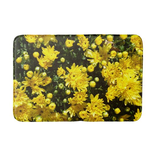 Een veelheid van gele mama's badmat (Voorkant)