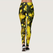 Een veelheid van gele mama's leggings (Achterkant)