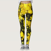Een veelheid van gele mama's leggings (Voorkant)