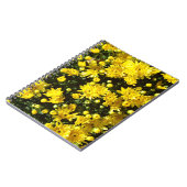 Een veelheid van gele mama's notitieboek (Linkerzijde)