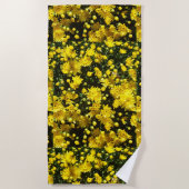 Een veelheid van gele mama's strandlaken (Voorkant)