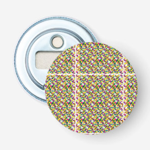 Een veelkleurige achtergrond met vierkanten en sti button flesopener