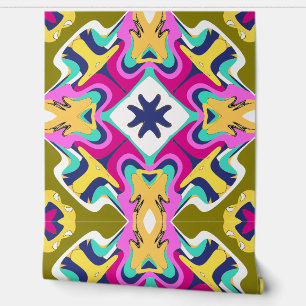 Een  veelkleurige klassieker "Ratti_Creative_Arts" Behang