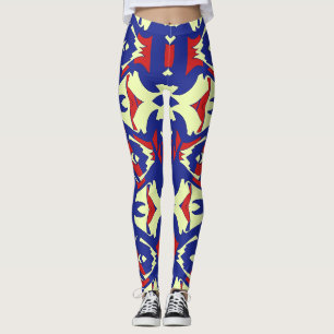 Een veelkleurige klassieker "Ratti_Creative_Arts" Leggings