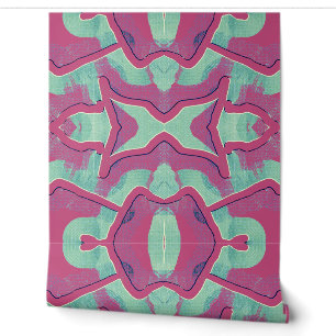 Een veelkleurige "Ratti_Creative_Arts" Wallpap Behang