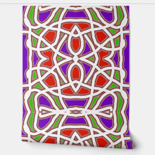 Een  veelkleurige "Ratti_Creative_Arts" Wallpap Behang