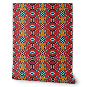 Een veelkleurige "Ratti_Creative_Arts" Wallpap Behang