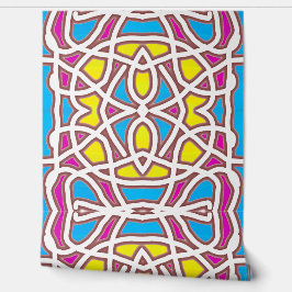 Een  veelkleurige "Ratti_Creative_Arts" Wallpap Behang