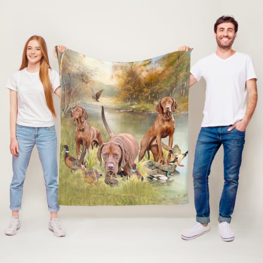 Een veelzijdige aristocraat in het Hongaarse Visla Fleece Deken (In situ)