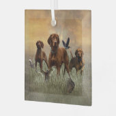 Een veelzijdige aristocraat in het Hongaarse Visla Glas Ornament (Voorkant links)