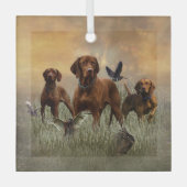 Een veelzijdige aristocraat in het Hongaarse Visla Glas Ornament (Voorkant)