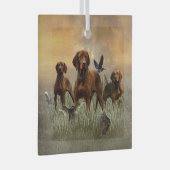 Een veelzijdige aristocraat in het Hongaarse Visla Glas Ornament (Voorkant Rechts)