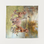 Een veelzijdige aristocraat in het Hongaarse Visla Wandkleed (Voorkant (horizontaal))