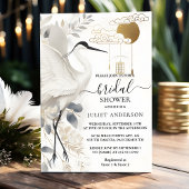 Een veer Aziatische Sky Cloud Crane Fun Vrijgezell Kaart