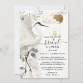 Een veer Aziatische Sky Cloud Crane Fun Vrijgezell Kaart (Voorkant)